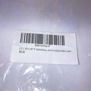 8ft x 10ft White Backdrop for pictures, videos, etc.